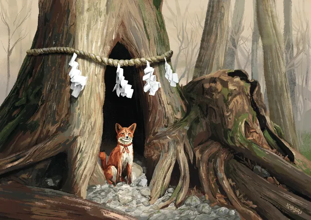 kabujiro-forest-fox-postkarte-fuchs-a6-300g image 1