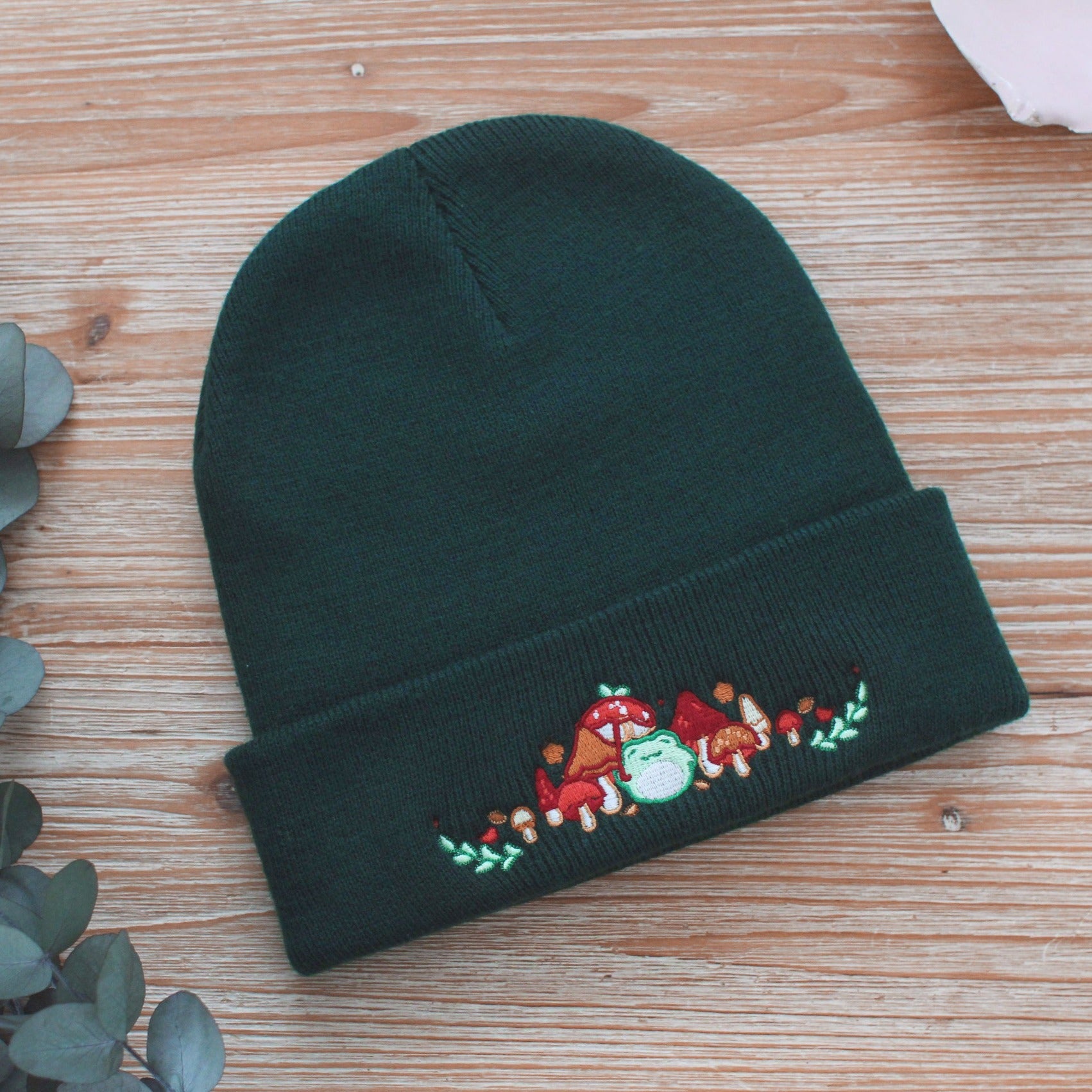 miamouz-beanies-cozy-autumn-vibes-frog-m-tze-dunkelgr-n image 1