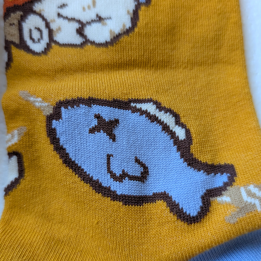 katzenjammerpins-camping-cat-art-socken-baumwolle-38-47 image 3