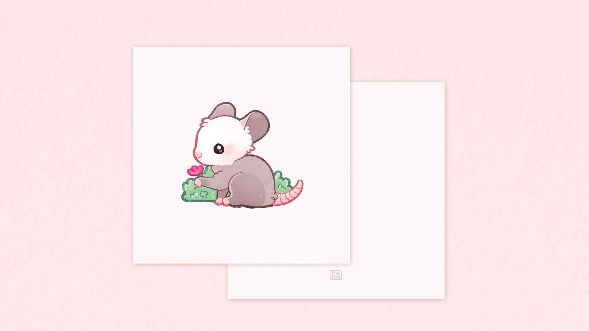 miamouz-opossum-15x15-artprint-pastell-14-8-cm-kinderzimmer image 4