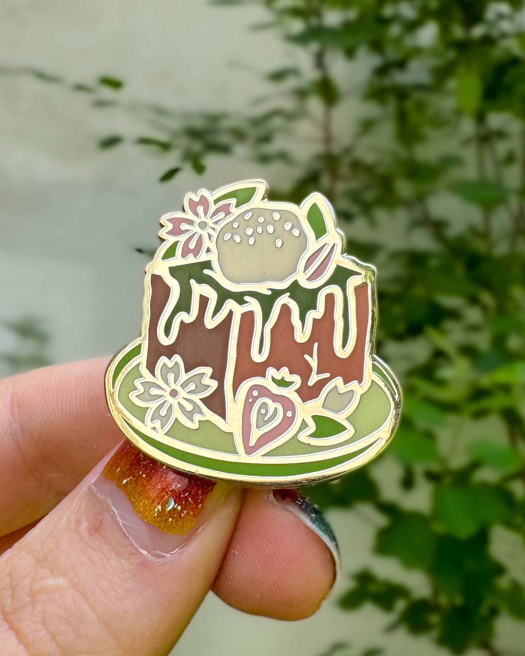 kabujiro-enamel-pins-japanese-honey-toast-emaille-pin-matcha image 2