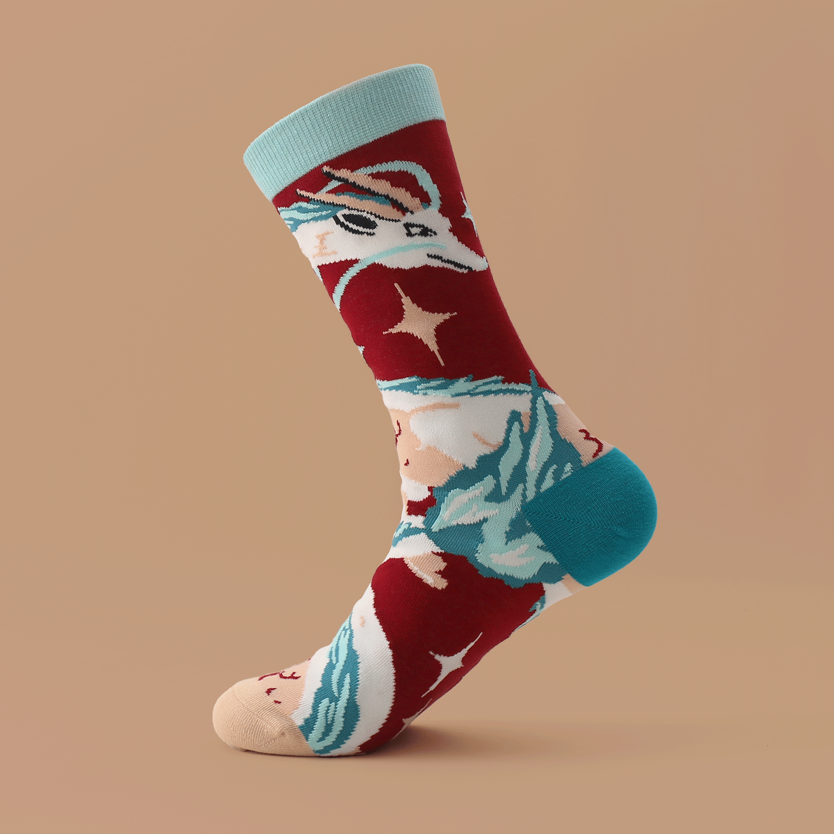 kabujiro-red-dragon-art-socken-baumwolle-37-43 image 3