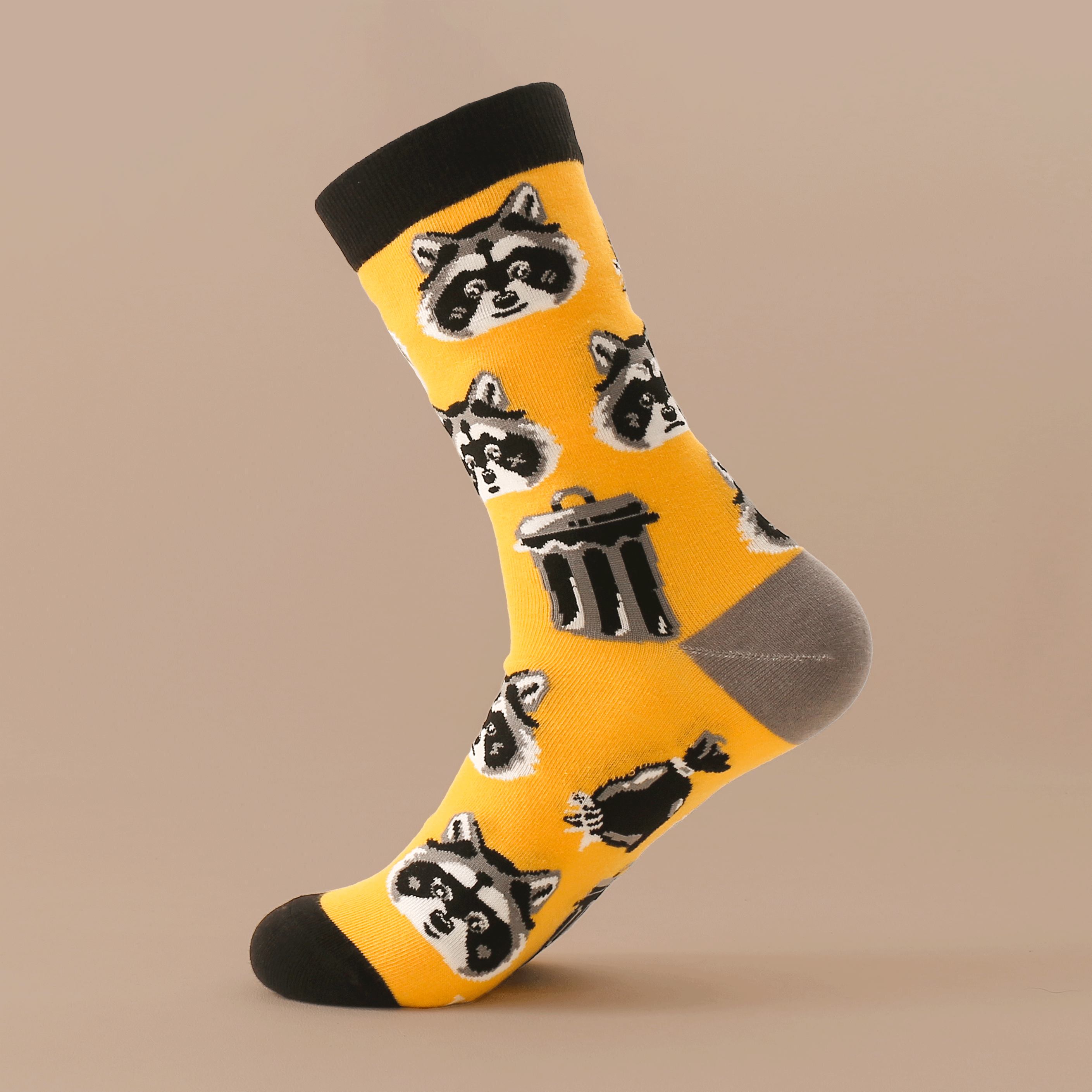kabujiro-trash-raccoons-art-socks-gr-37-43-baumwolle image 3