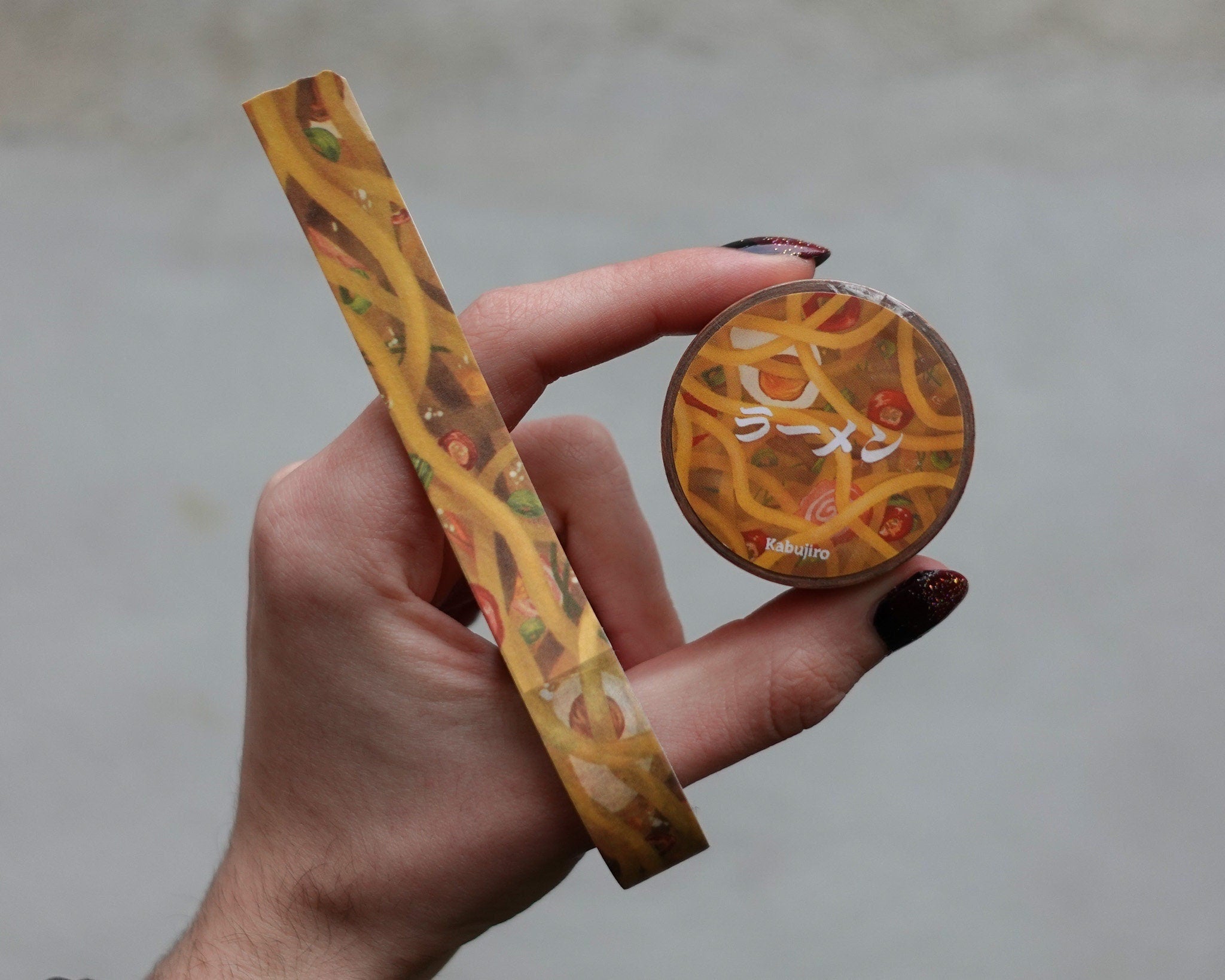 kabujiro-washi-tapes-tasty-ramen-klebeband-15mm-10m image 1