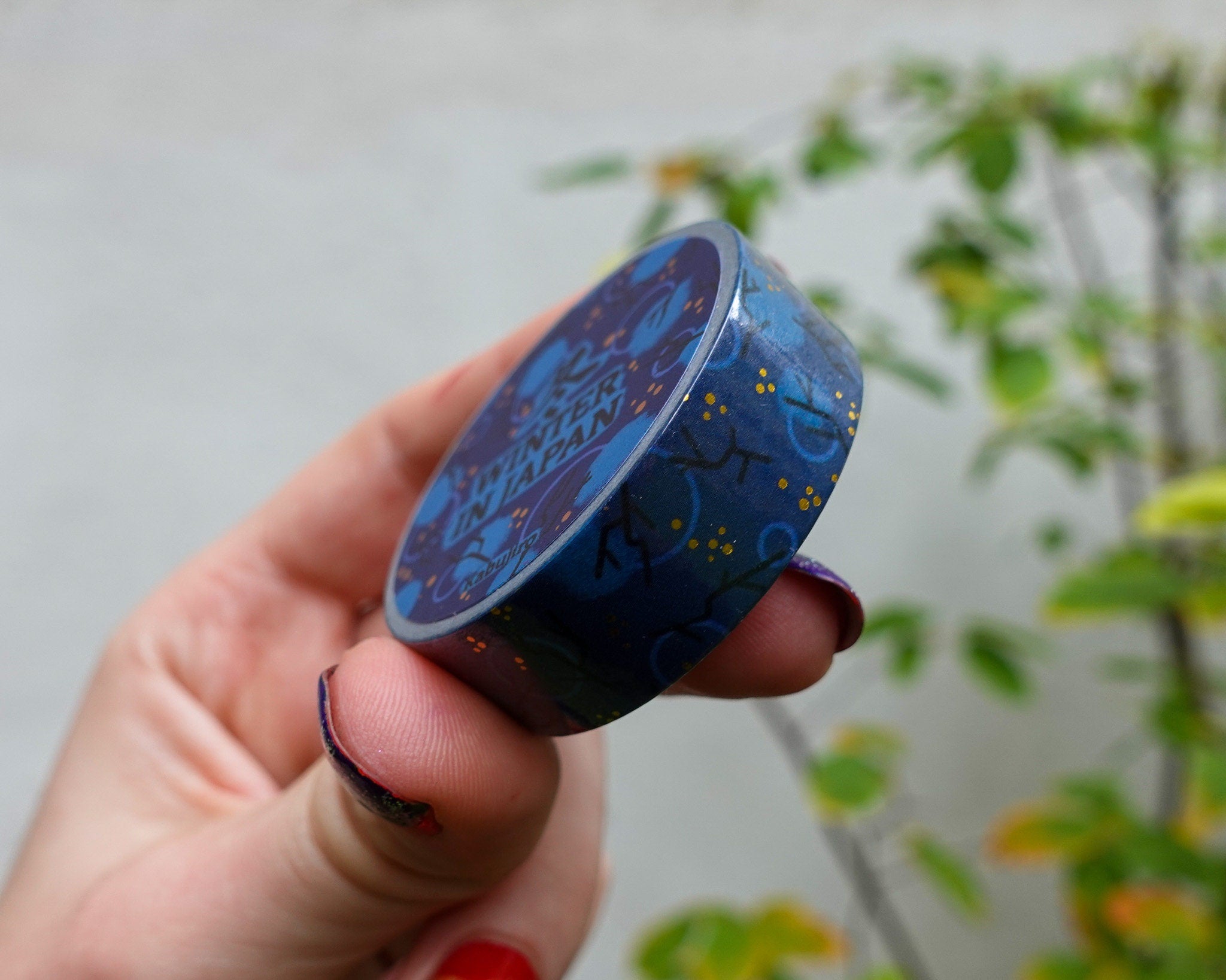 kabujiro-winter-in-japan-washi-tape-gold-15mm-10m image 3
