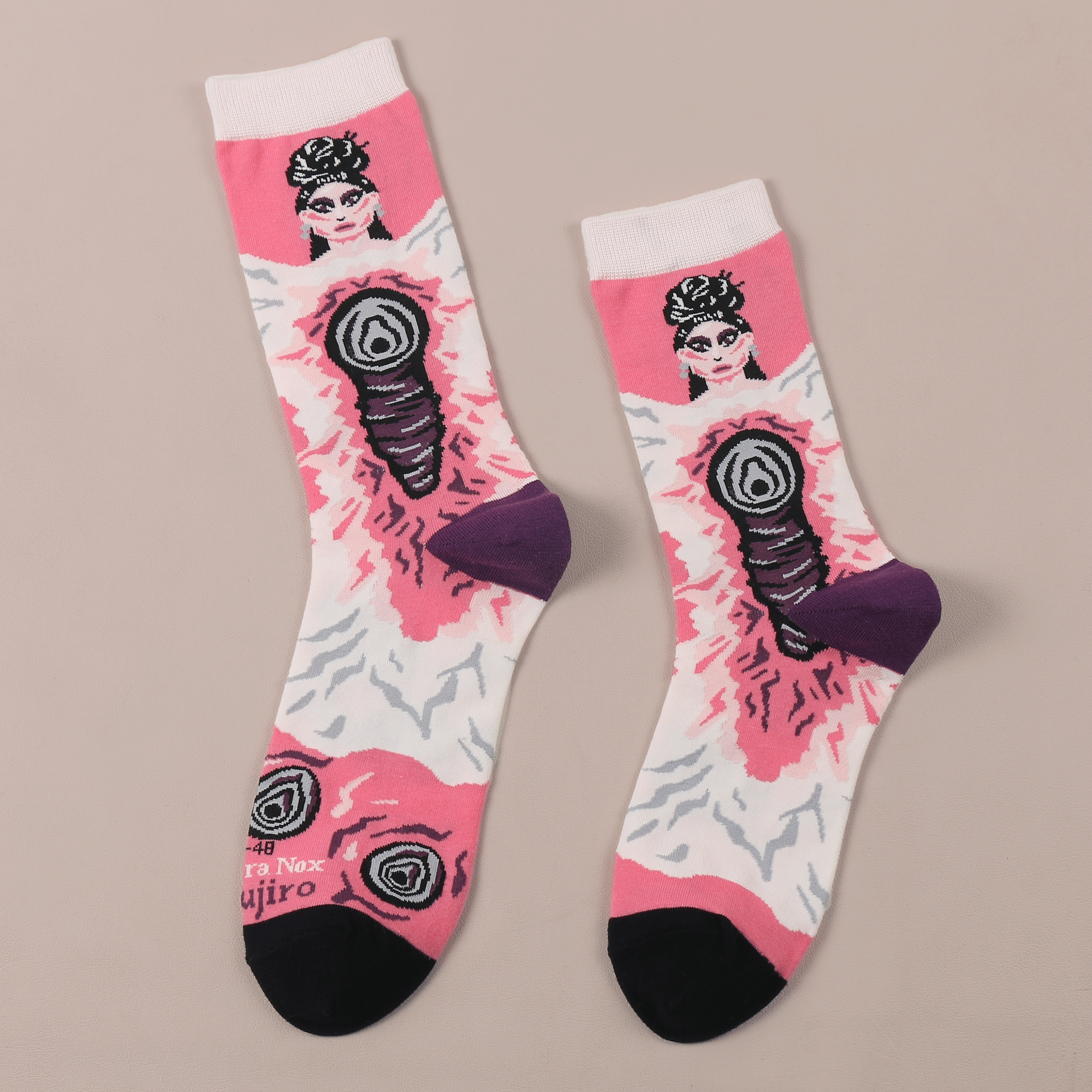 kabujiro-pandora-nox-socken-gr-37-43-drag-queen-baumwolle image 3