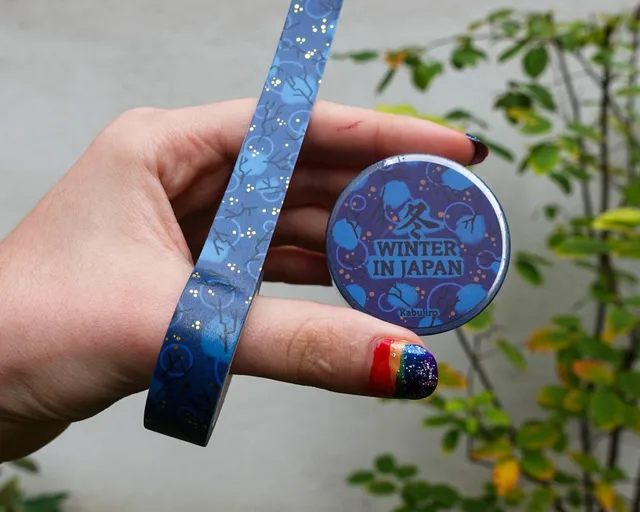 kabujiro-winter-in-japan-washi-tape-gold-15mm-10m image 1