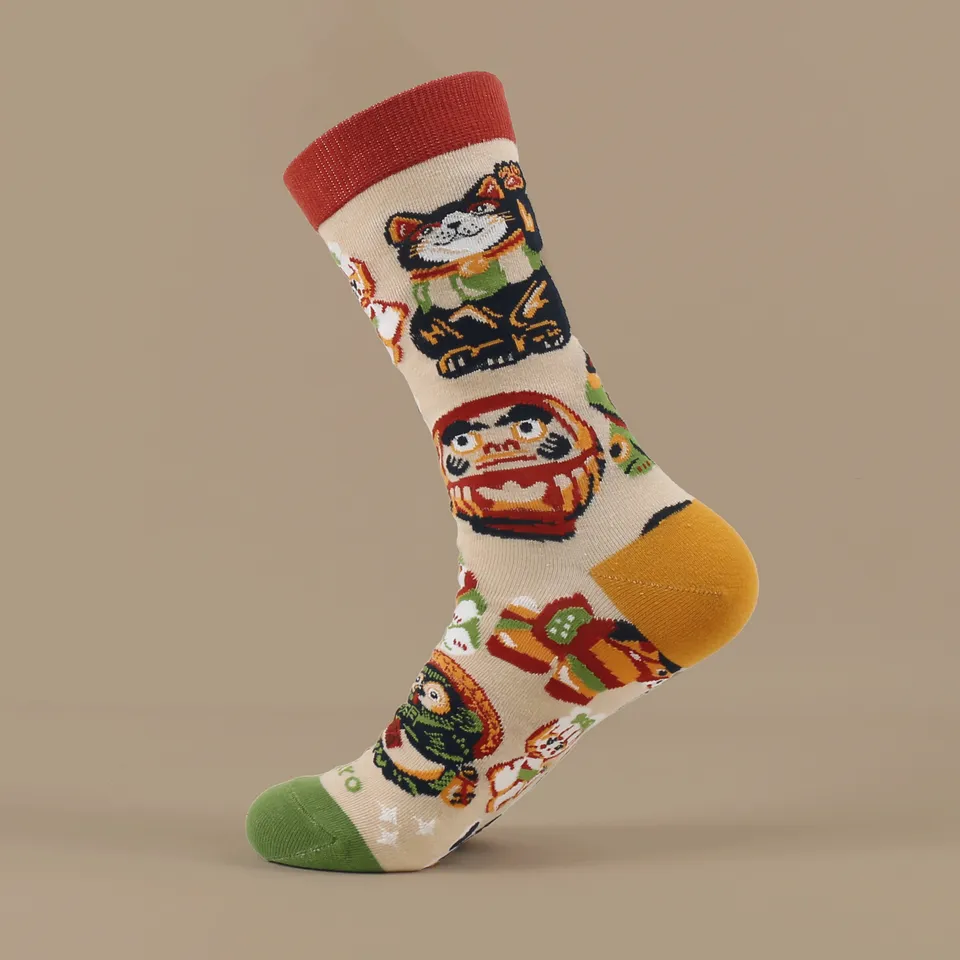 kabujiro-socks-lucky-dolls-baumwollsocken-eu-37-43 image 1
