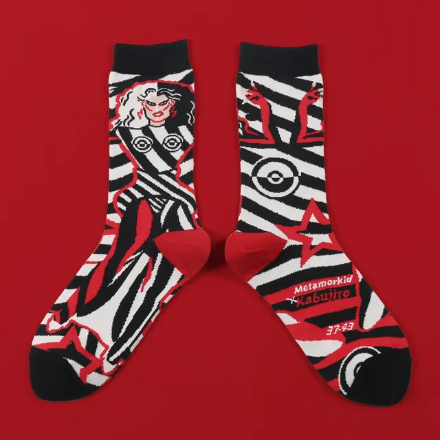 kabujiro-metamorkid-drag-queen-socken-baumwolle-37-43 image 1