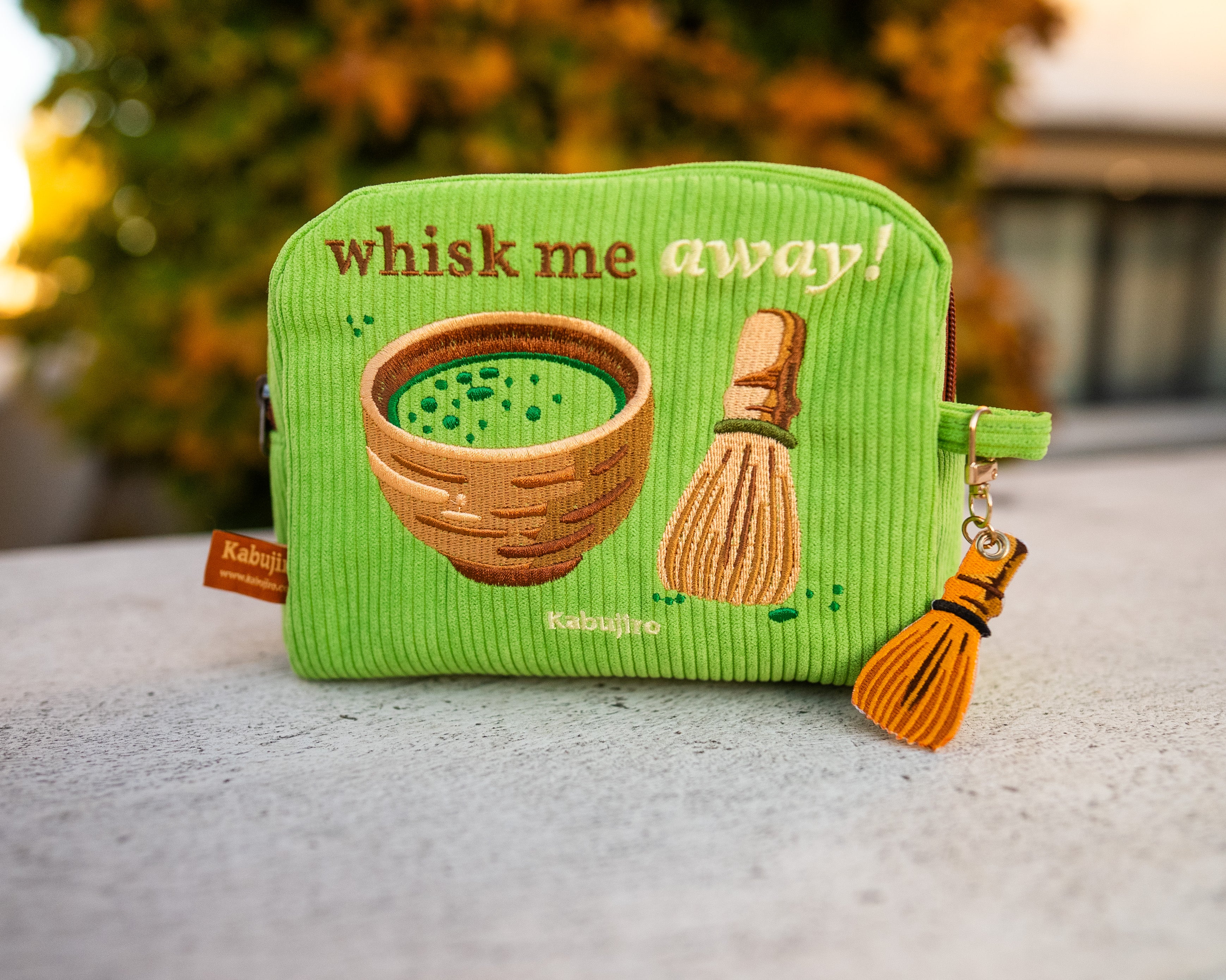 kabujiro-matcha-travel-pouch-kosmetiktasche-21x15cm-cord image 1