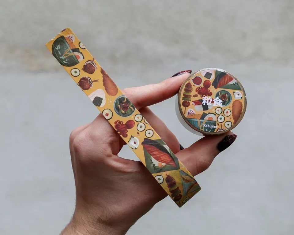 kabujiro-washi-tapes-washoku-masking-tape-japan-essen-20mm image 1