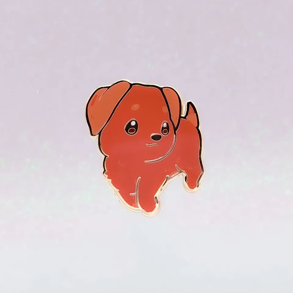 miamouz-labrador-retriever-emaille-pin-chocolate-normal image 1