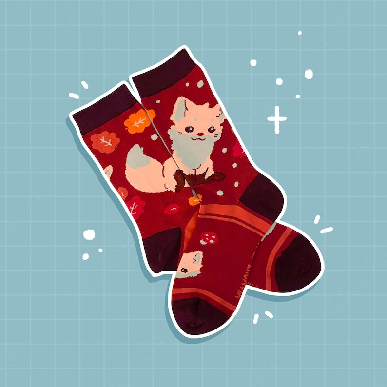 miamouz-socks-colorful-fox-socken-eu-35-39-bunt image 1