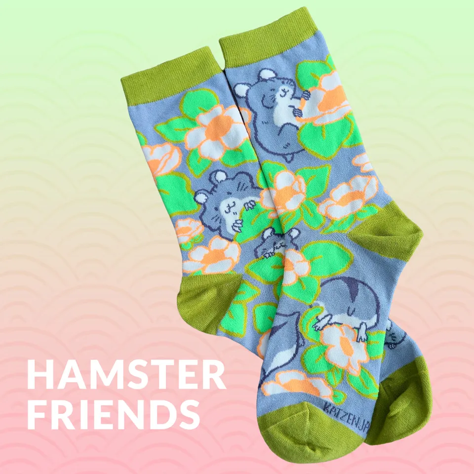 katzenjammerpins-hamster-friends-as241-53-socken-baumwolle image 1