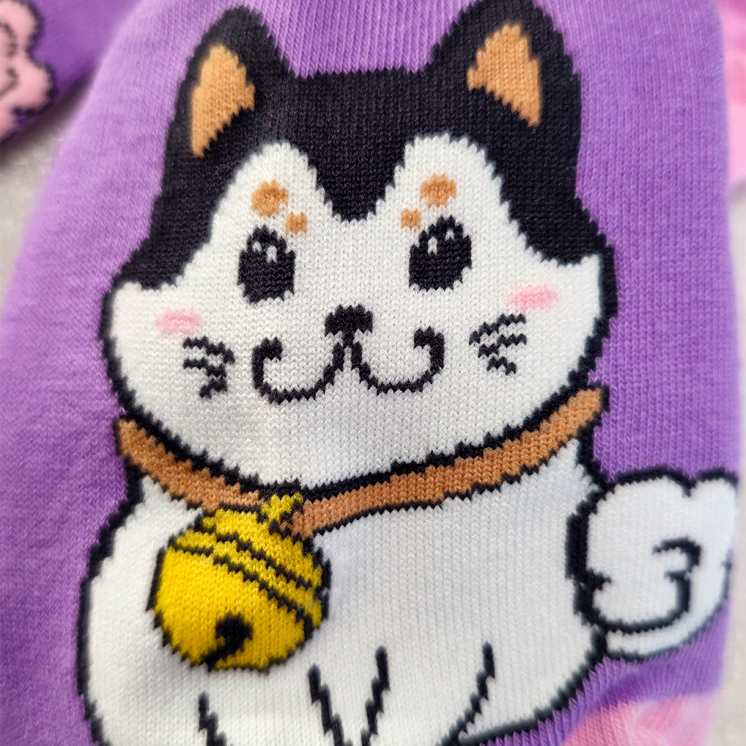 katzenjammerpins-inu-hariko-art-socks-baumwolle-38-47 image 2