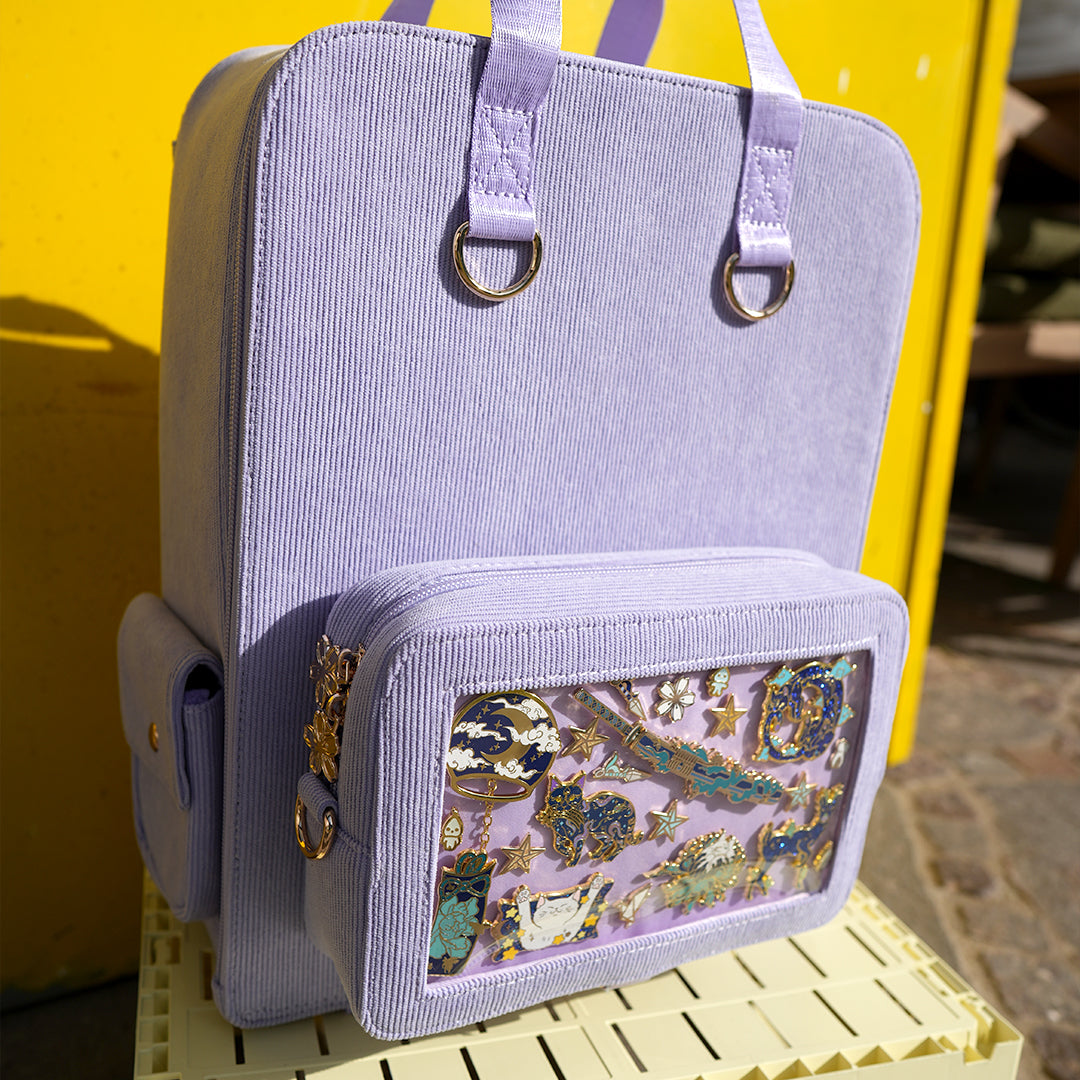 katzenjammerpins-ita-bag-rucksack-purple-blue-silber image 2