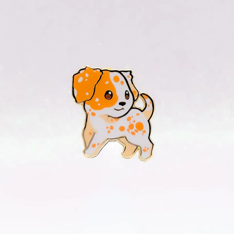 miamouz-dalmatian-lemon-emaille-pin-hund-lemon-31-mm image 1