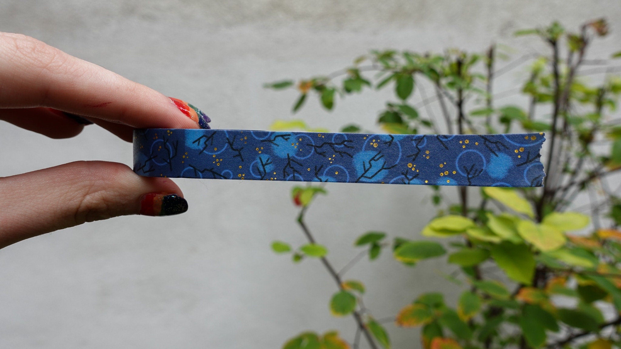 kabujiro-winter-in-japan-washi-tape-gold-15mm-10m image 2