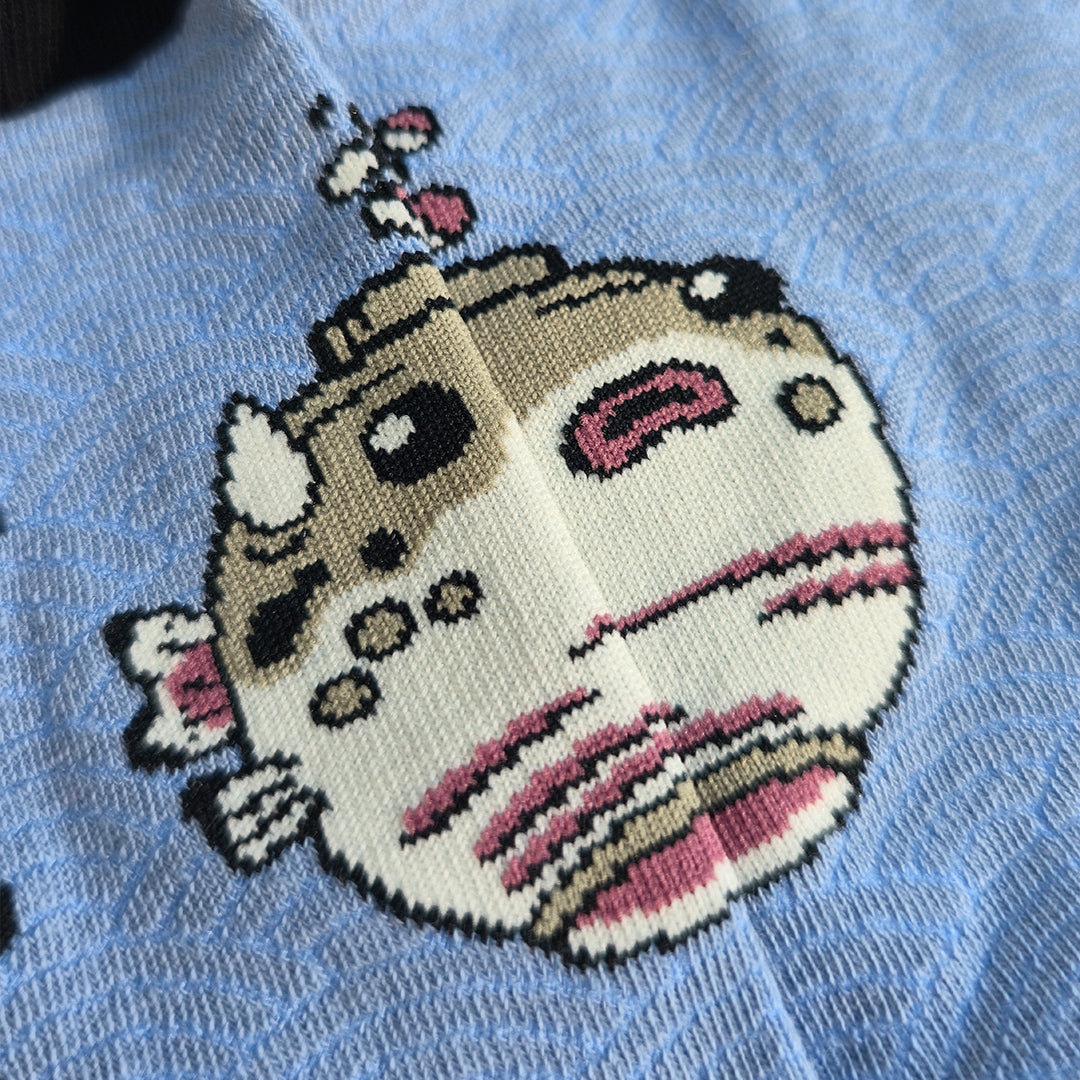 katzenjammerpins-socks-puffer-fish-art-socken-38-47-baumwolle image 2