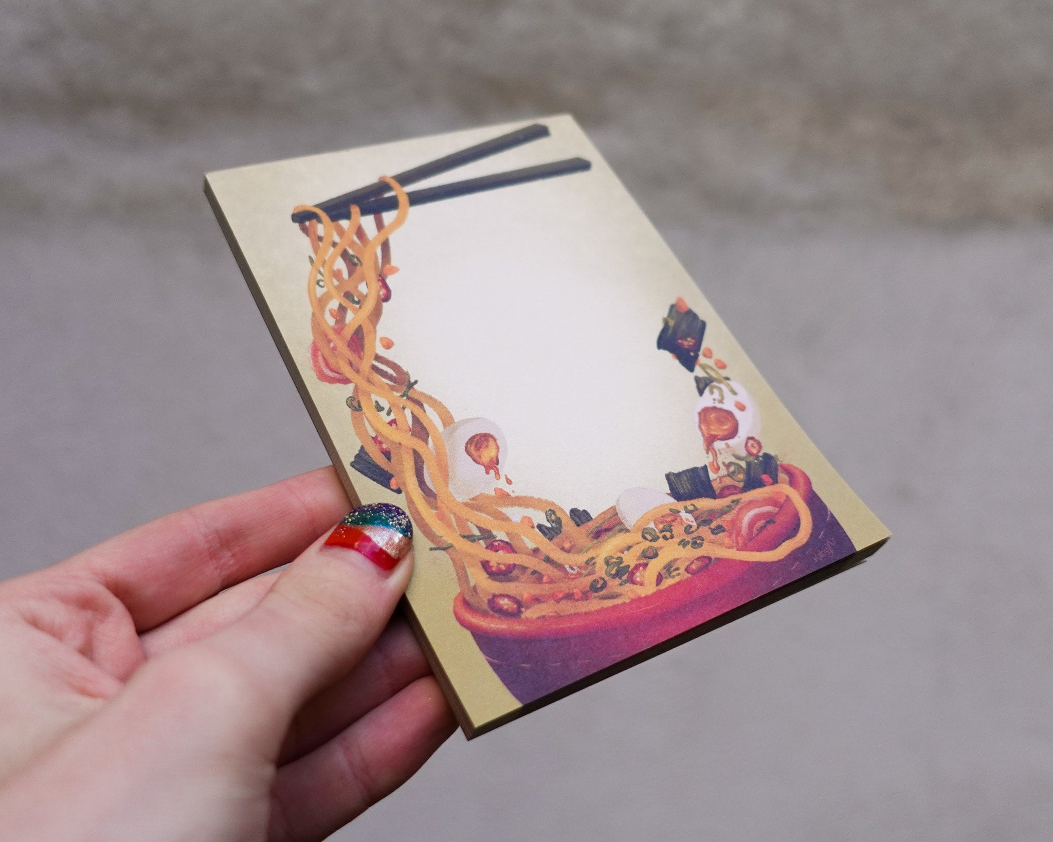 kabujiro-ramen-bowl-a6-notizblock-50-blatt-japan image 4