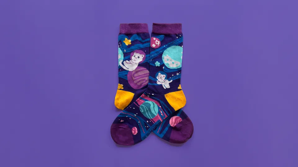 miamouz-space-cat-socken-bunt-baumwolle-eu-35-39 image 1