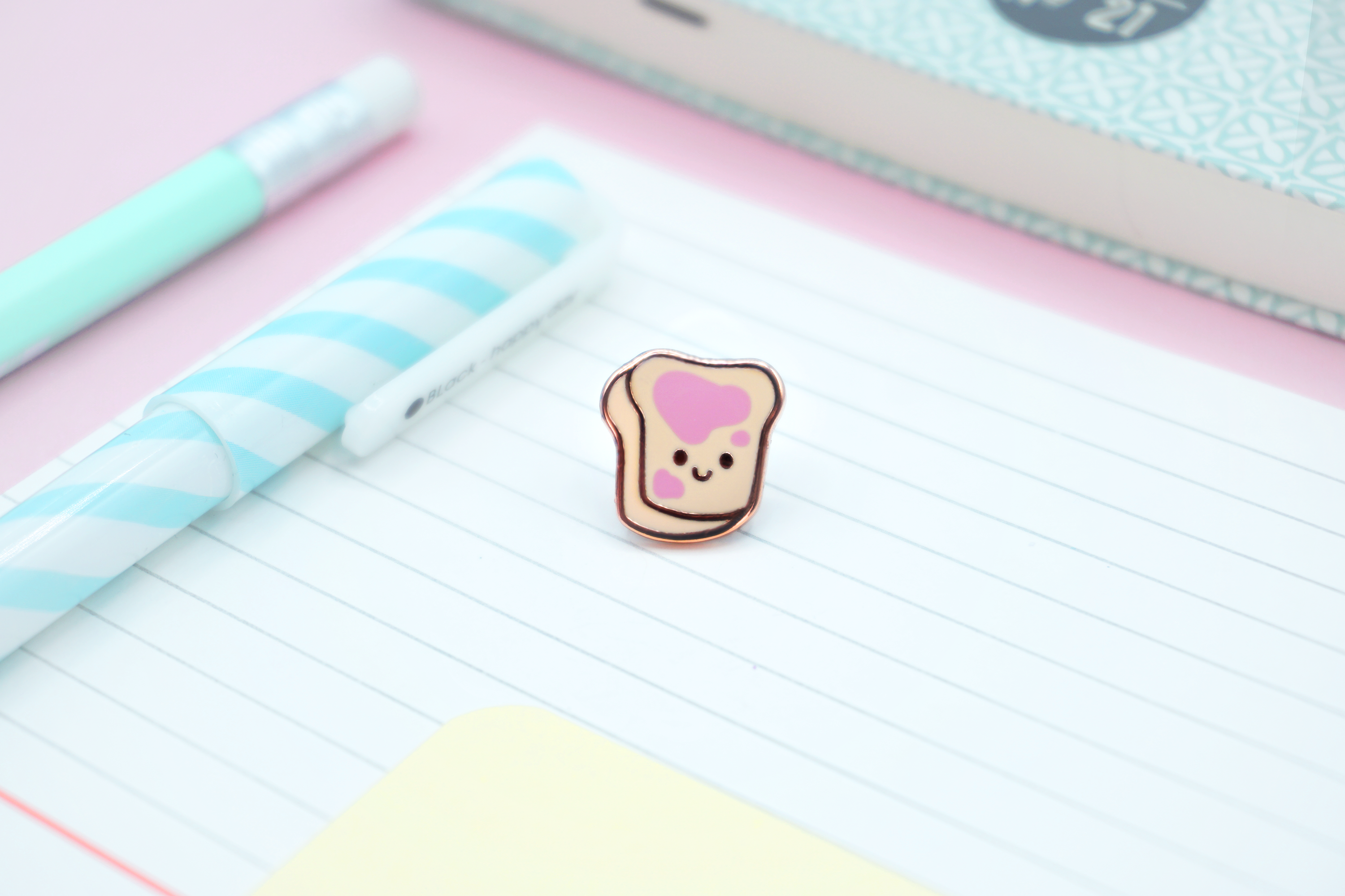 miamouz-small-jelly-toast-pin-mini-ros-gold-15-mm image 2