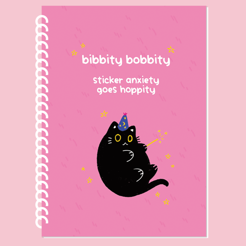 miamouz-sticker-anxiety-a5-stickerbuch-wiederverwendbar-pastell image 1