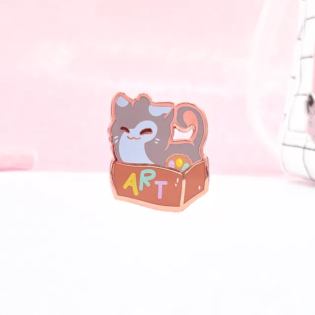 miamouz-enamel-pins-katze-im-karton-emaille-pin-30-mm image 1