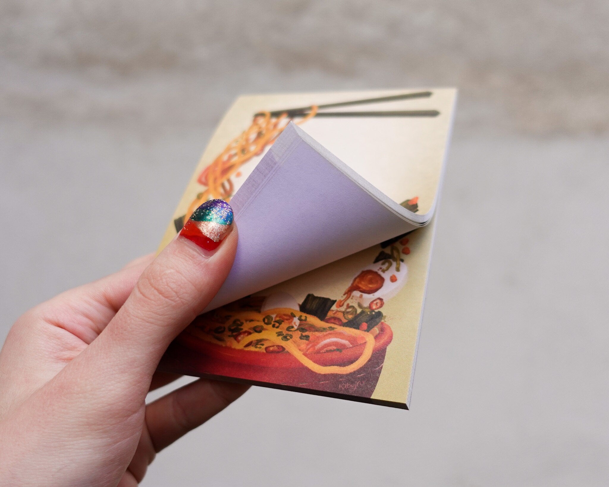 kabujiro-ramen-bowl-a6-notizblock-50-blatt-japan image 3