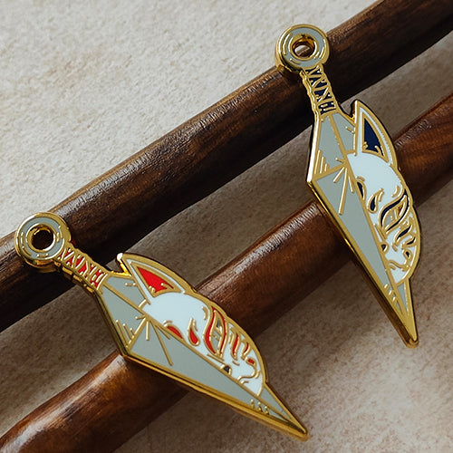 katzenjammerpins-kunai-kitsune-emaille-pin-rot-standard image 1