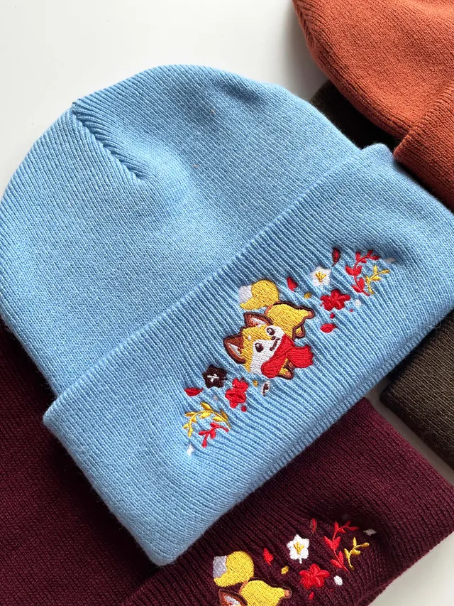 miamouz-foxy-fall-beanie-m-tze-hellblau-fuchs image 1