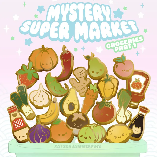 katzenjammerpins-mystery-supermarket-pin-blind-bag-2-pins image 1
