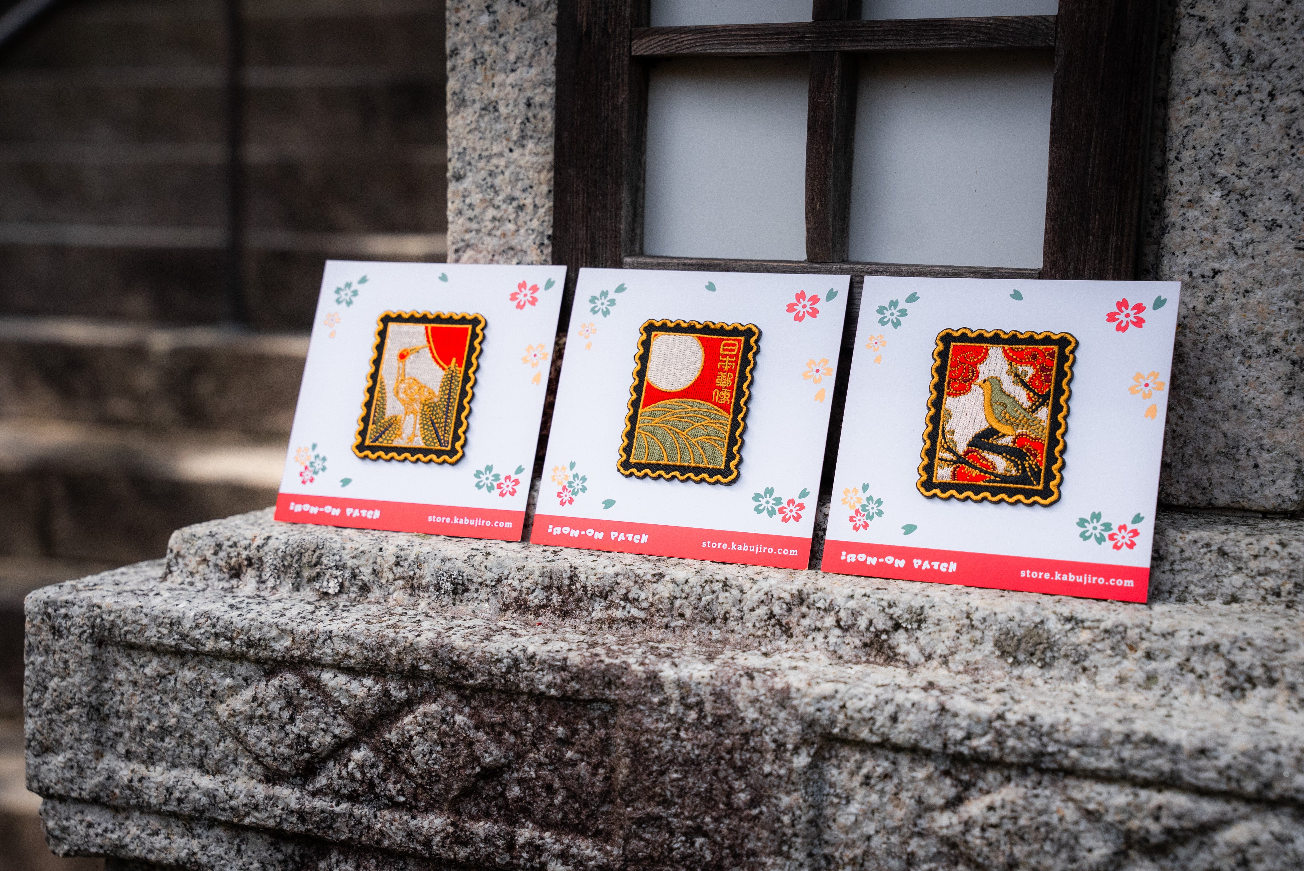 kabujiro-hanafuda-stamps-b-gelpatch-set-3-teilig-6-cm image 2