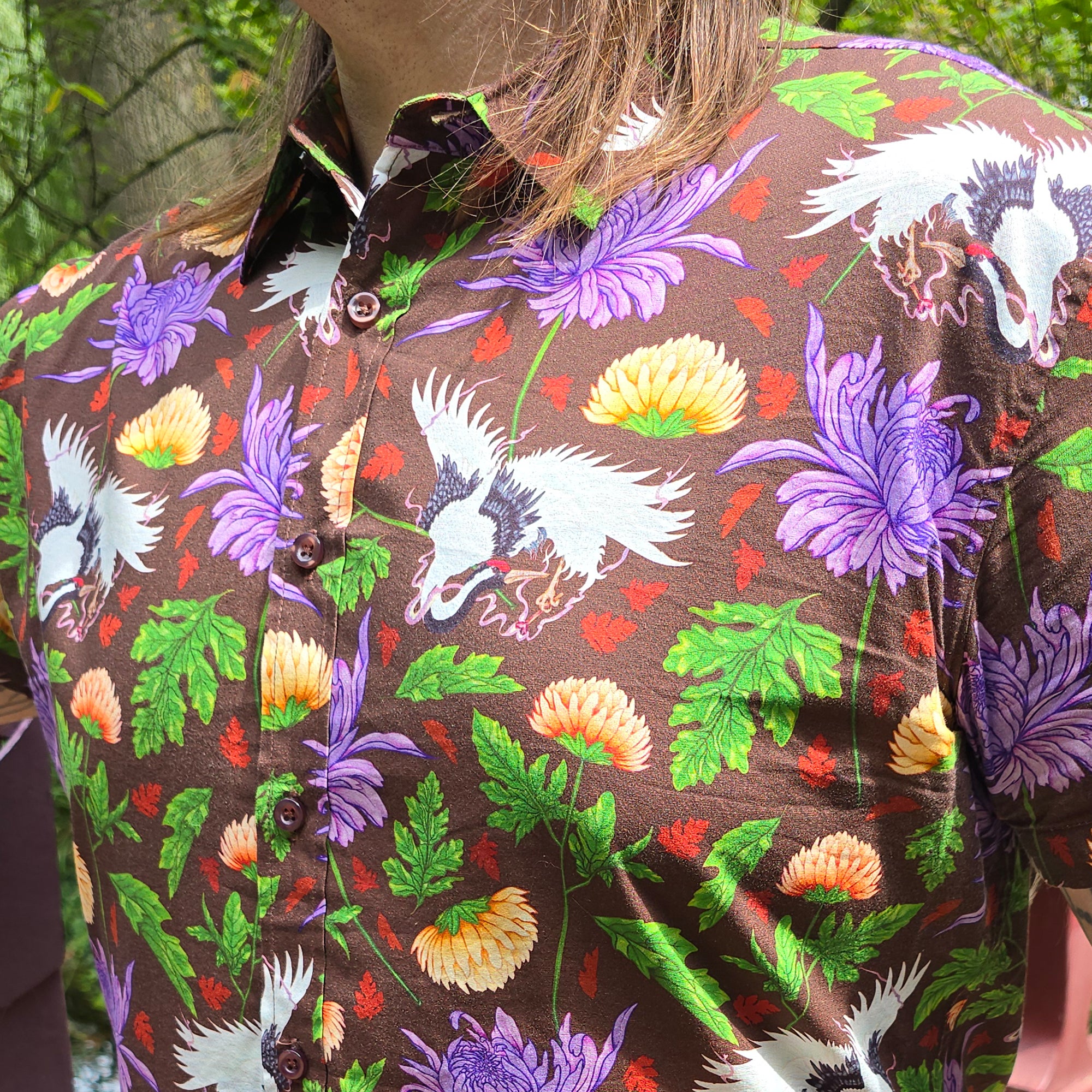 katzenjammerpins-apparel-crane-chrysanthemum-hemd-bs241-1-gr-e-m image 2