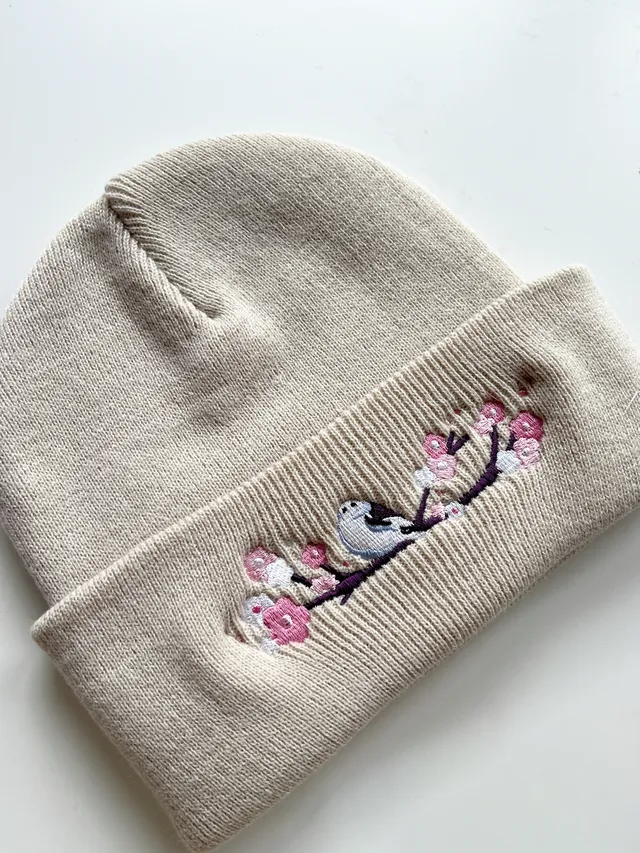 miamouz-shima-enaga-sakura-beanie-m-tze-mandel image 1
