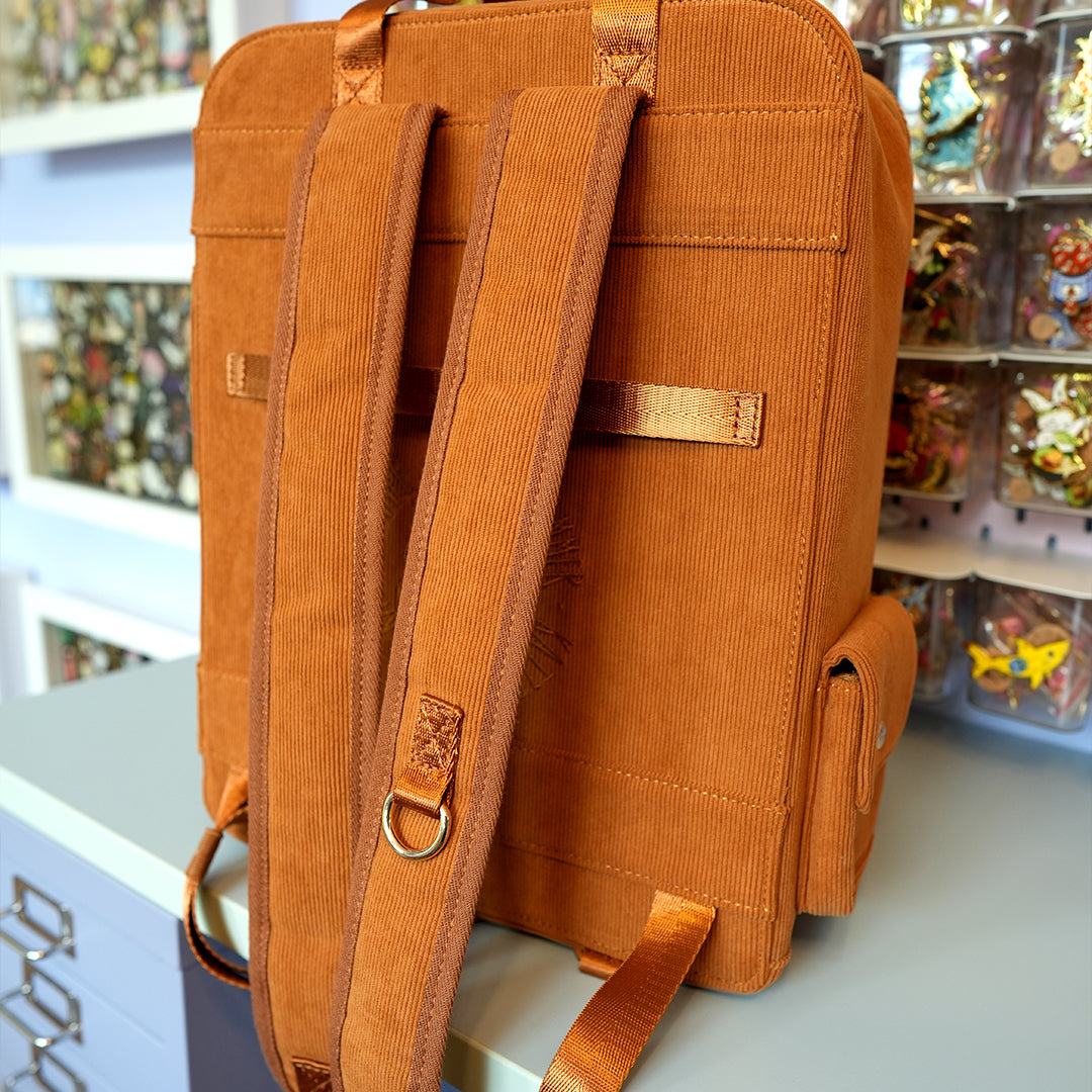 katzenjammerpins-ita-bag-rucksack-mustard-gold-hardware image 4
