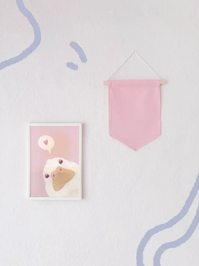 miamouz-pin-banner-baumwolle-rosa-m-16x22cm image 1