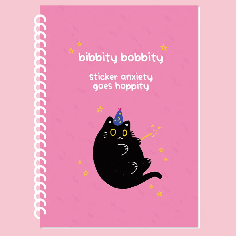 miamouz-sticker-anxiety-a5-stickerbuch-wiederverwendbar-pastell image 1