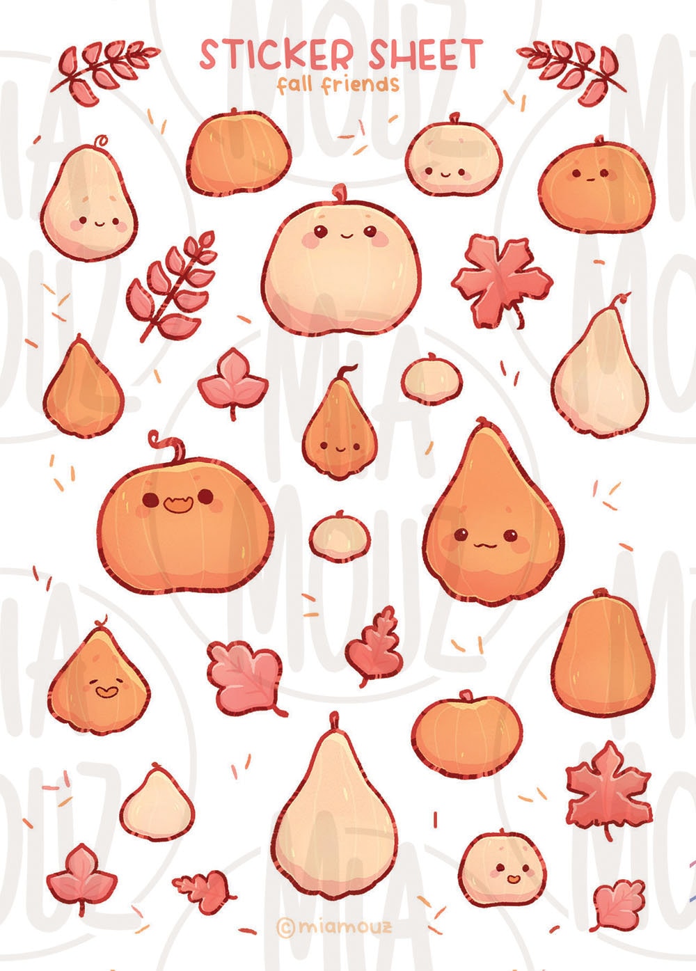 miamouz-fall-friends-sticker-sheet-k-rbis-a6-matt image 3