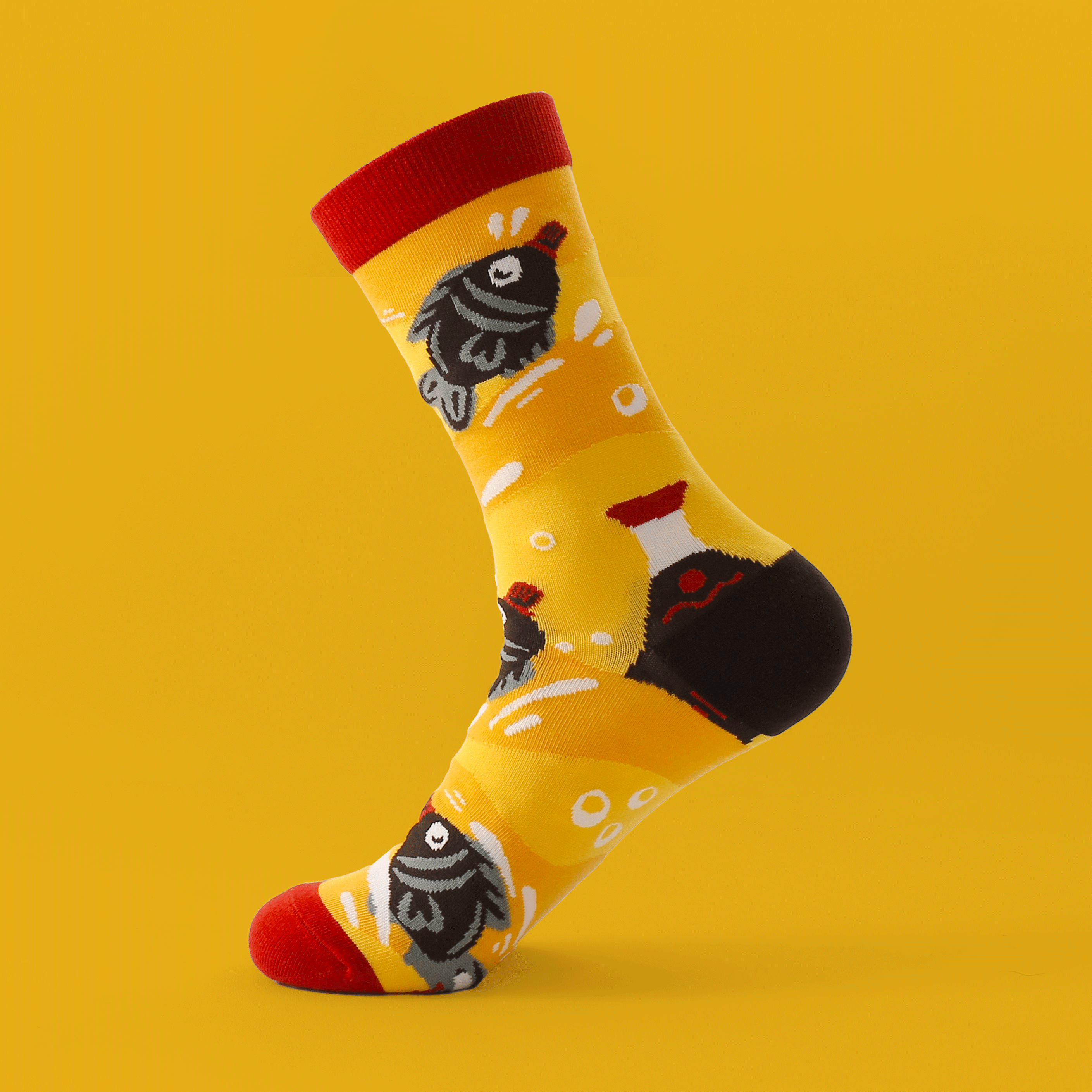 kabujiro-socks-soy-sauce-fish-art-socken-eu-37-43 image 1