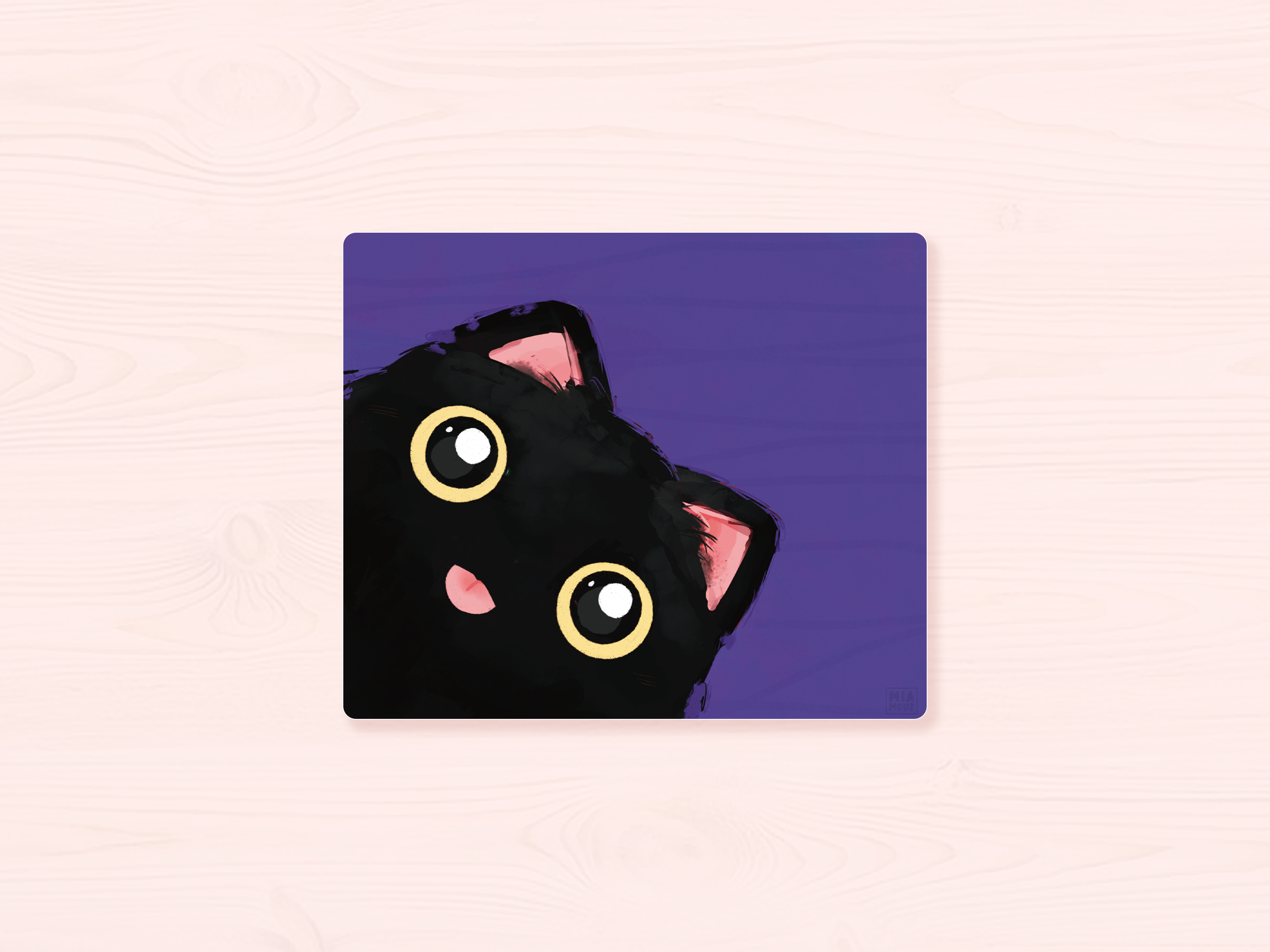 miamouz-black-blep-cat-mauspad-30x25-kawaii-desk-mat image 3