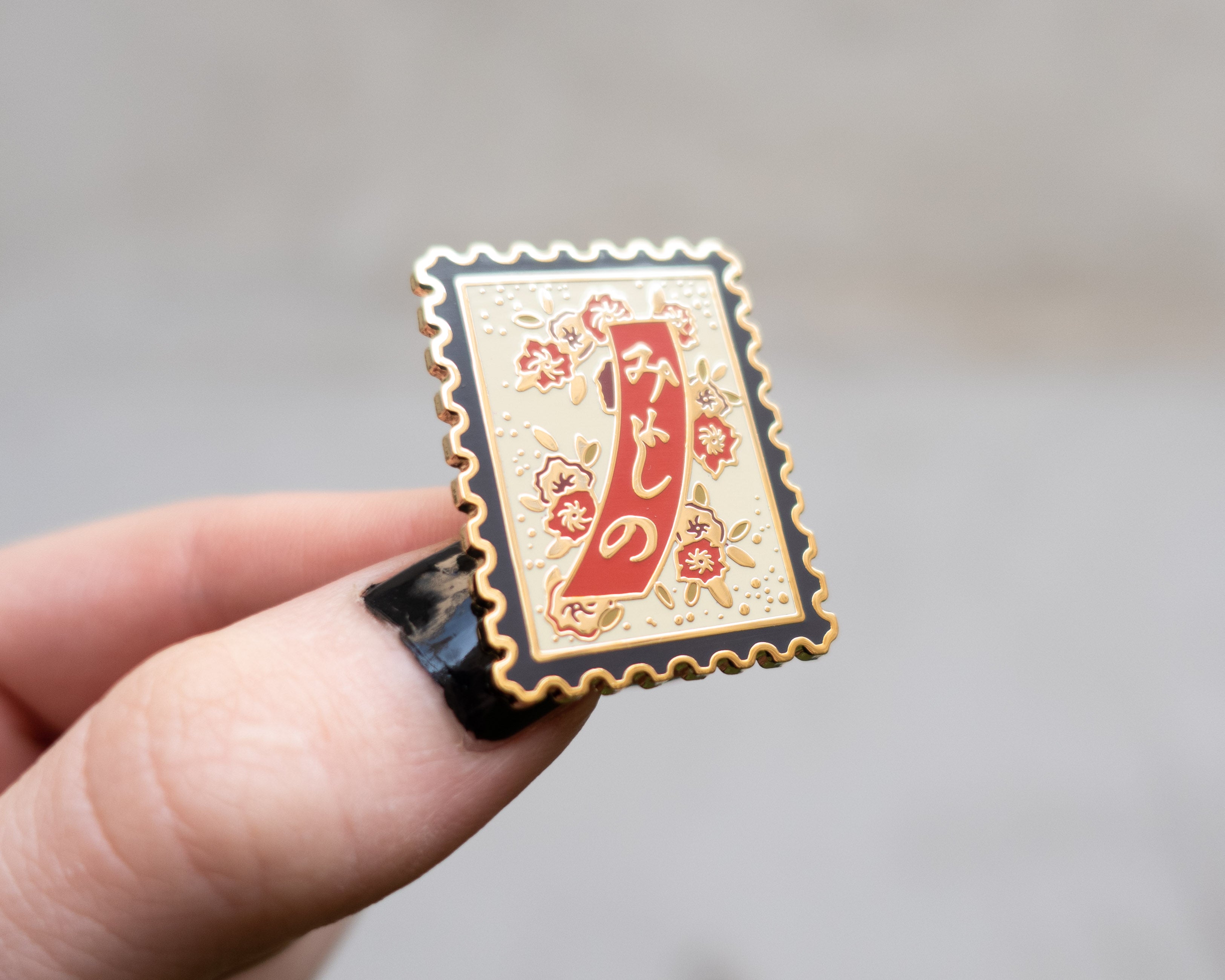 kabujiro-hanafuda-stamps-vol-1-blind-bag-emaille-pin image 8