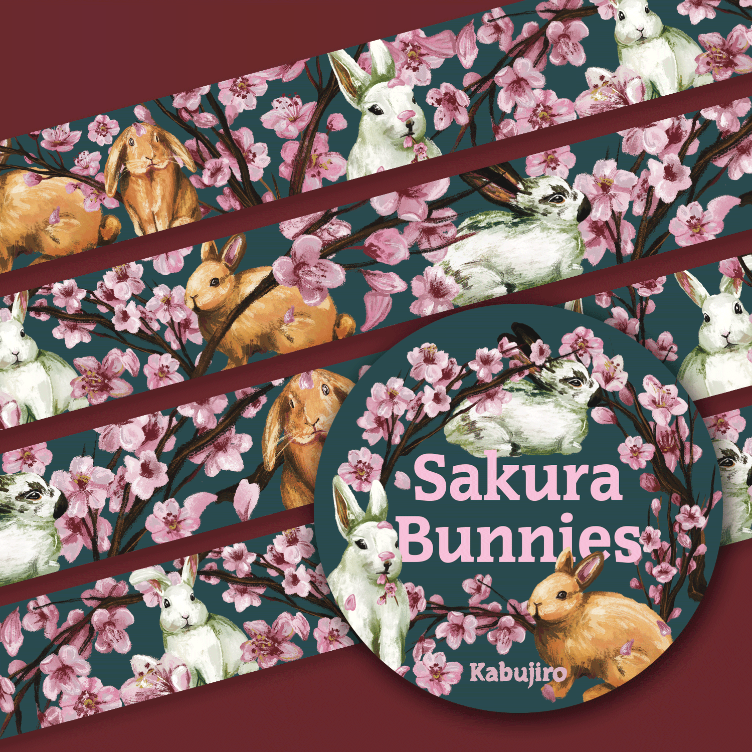 kabujiro-charms-sakura-bunny-bundle-set-11-teilig image 3