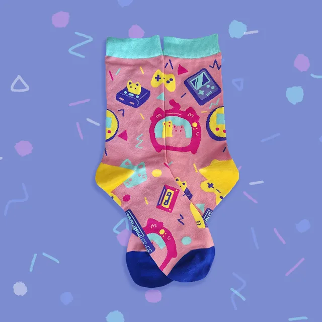 miamouz-retro-gaming-socken-kawaii-eu-35-39-baumwolle image 1