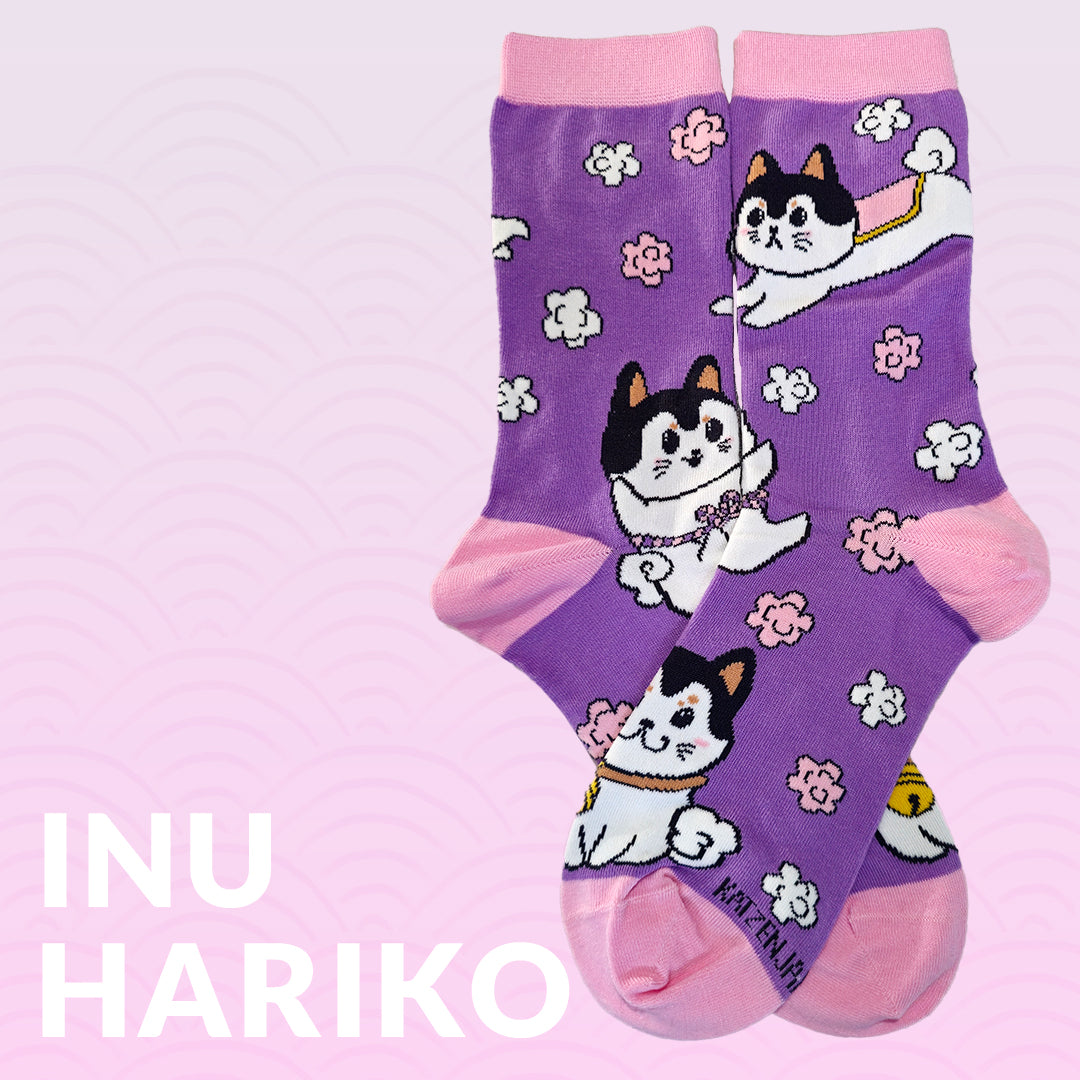 katzenjammerpins-inu-hariko-art-socks-baumwolle-38-47 image 1