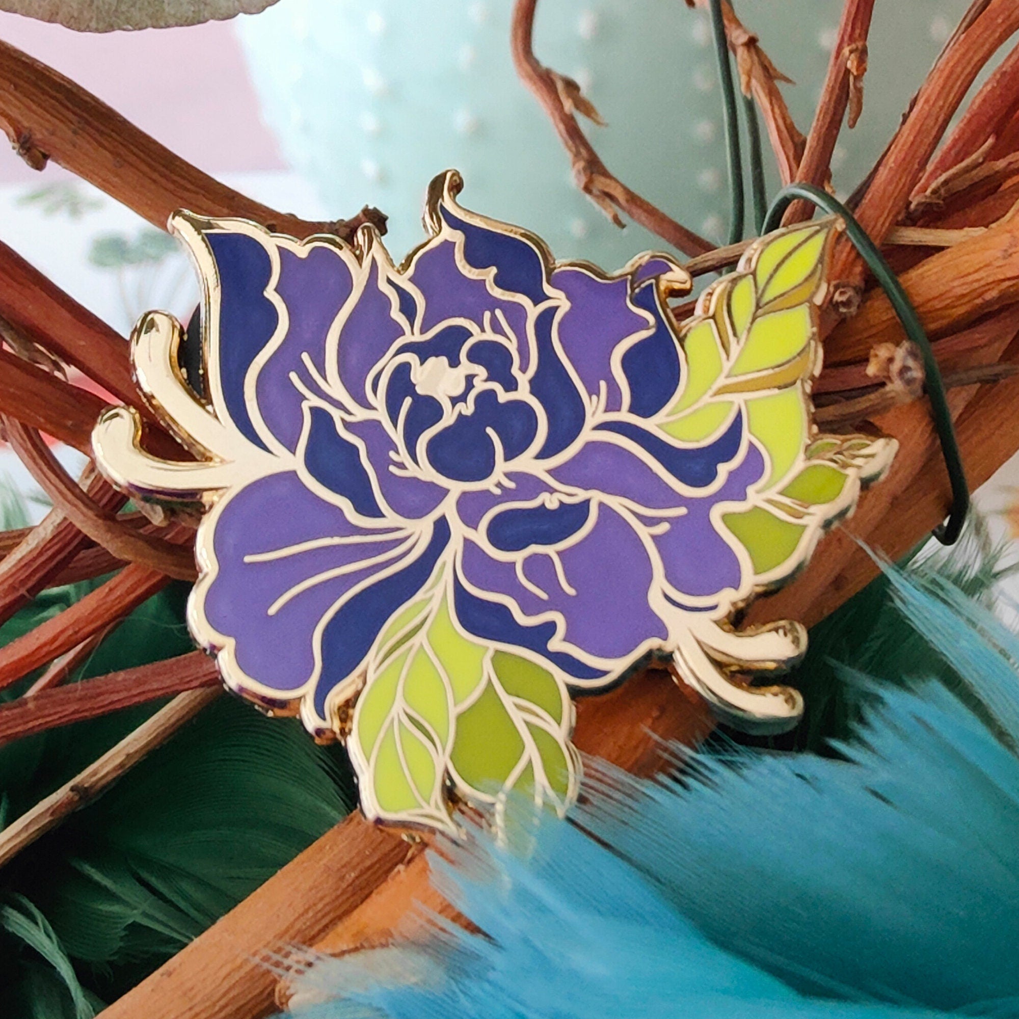 katzenjammerpins-wild-peony-emaille-pin-3er-set-gold image 3