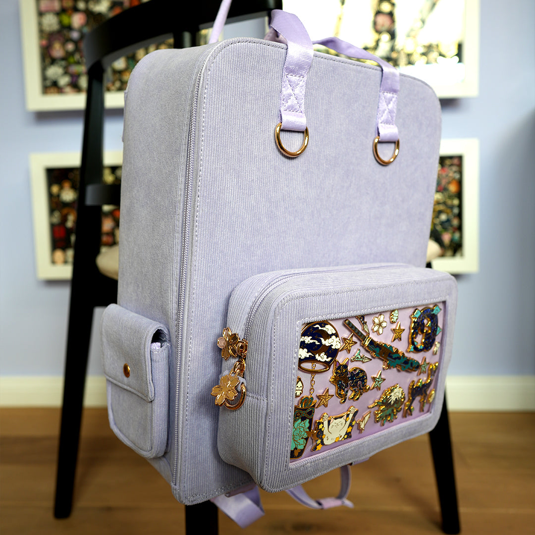 katzenjammerpins-ita-bag-rucksack-purple-blue-gold image 4