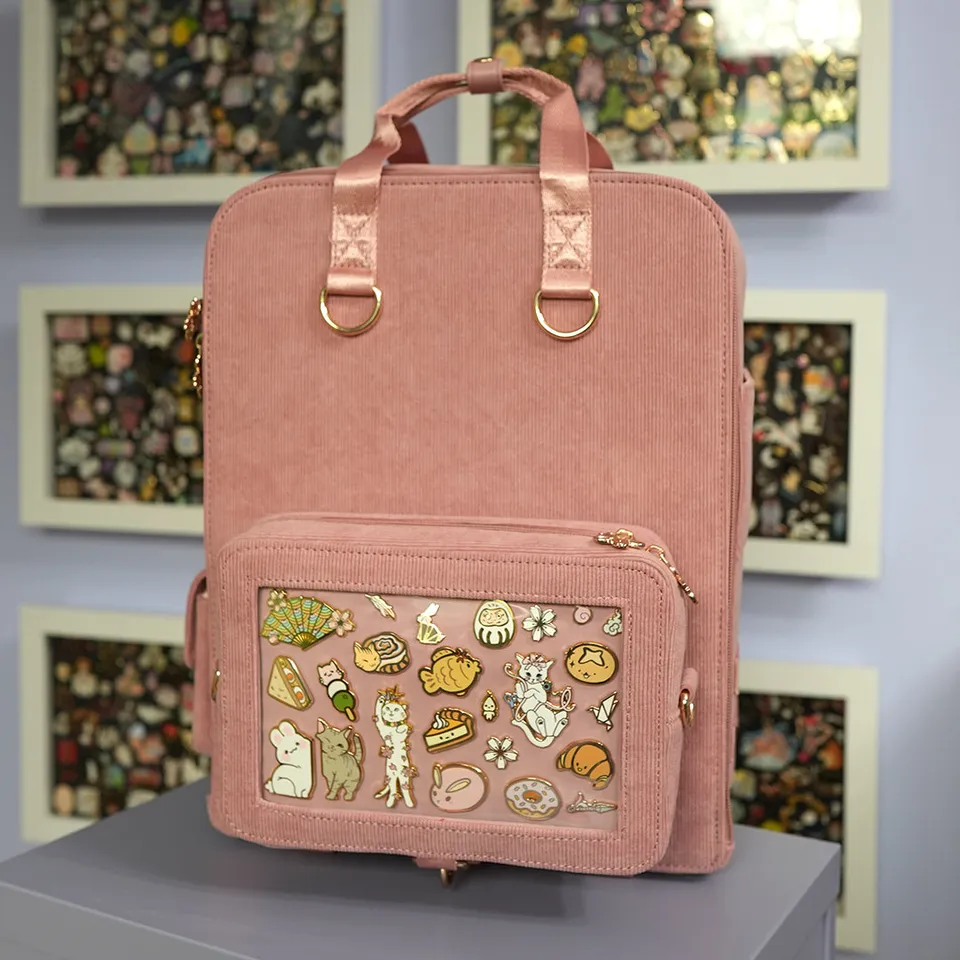 katzenjammerpins-ita-bag-ibb241-1-rucksack-old-rose-fronttasche image 1