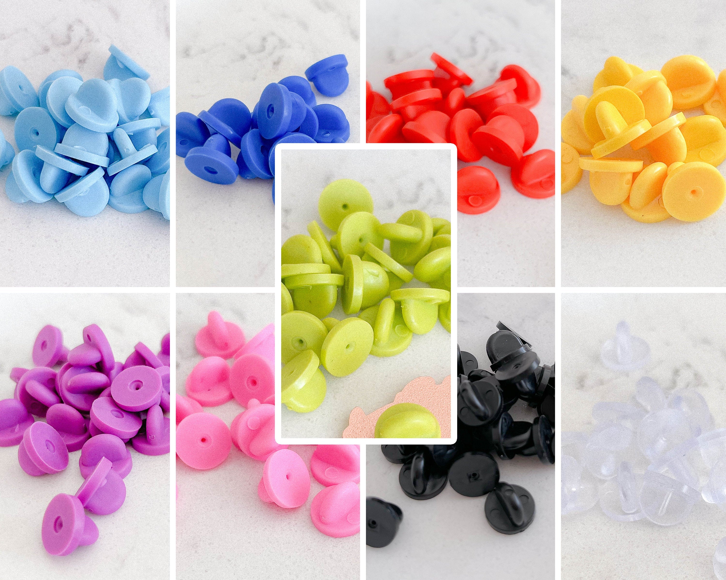 miamouz-pin-backs-gummi-kupplung-10er-set-durchsichtig image 1