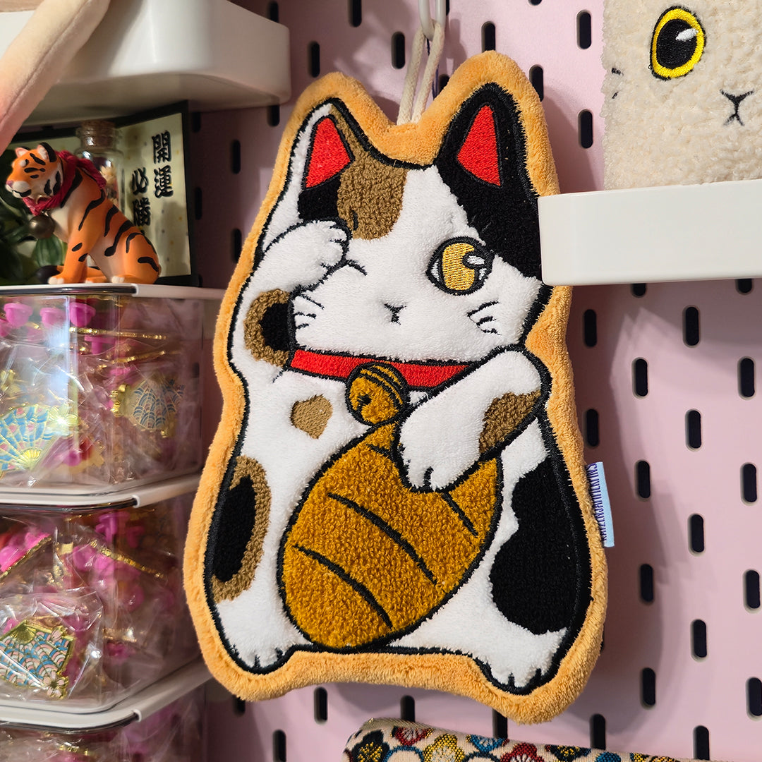 katzenjammerpins-socks-lucky-cat-handtuch-mikrofaser-30-35cm image 3